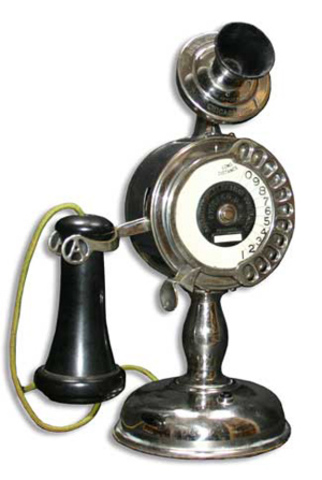 Strowger Automatic dial candlestick - 1905